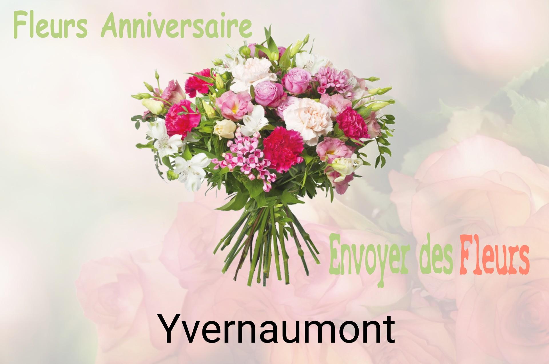 Bouquet de fleurs d’anniversaire livré à Yvernaumont