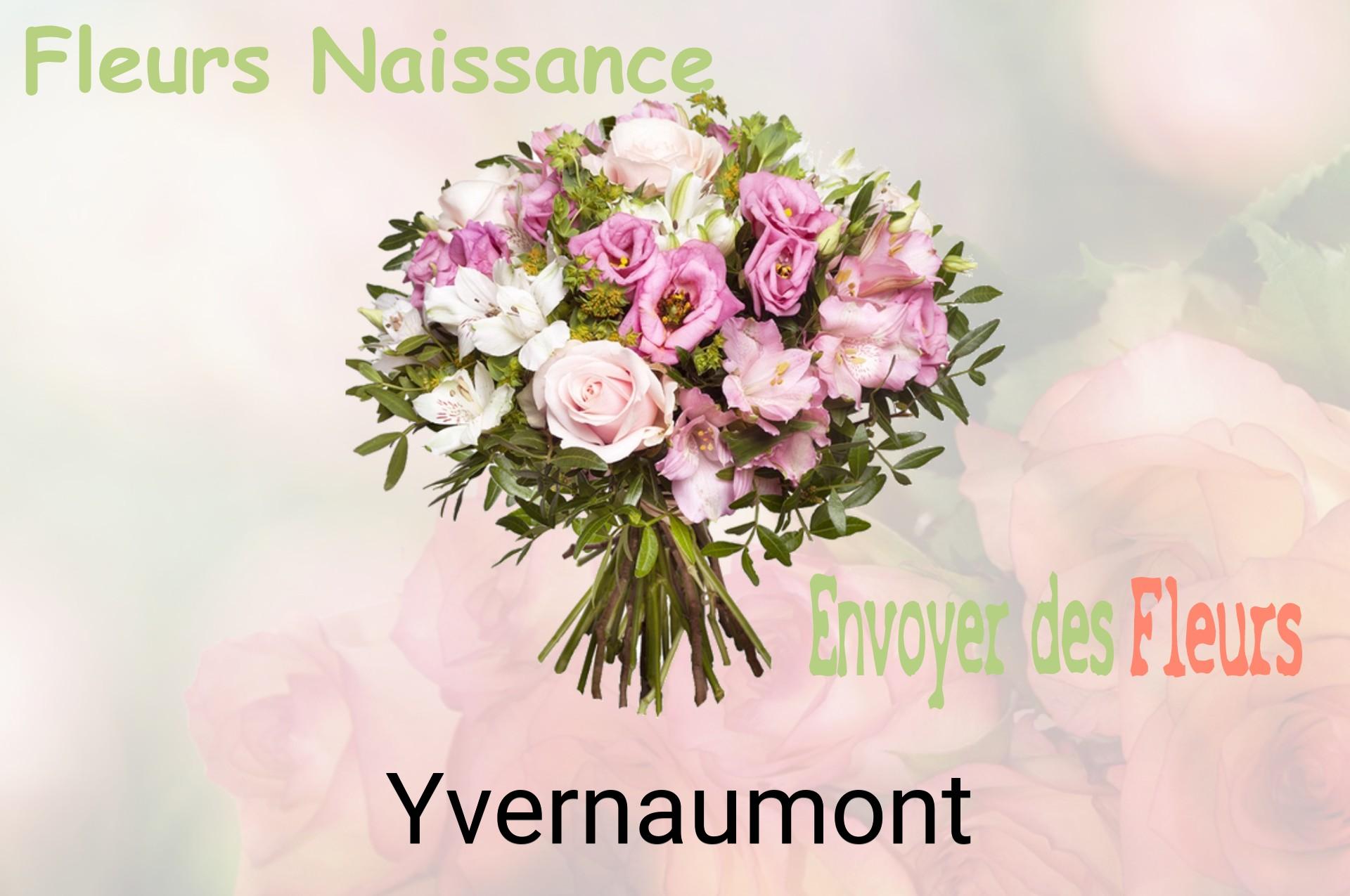 Bouquet de fleurs de naissance livré à Yvernaumont